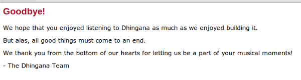 dinghana farewell