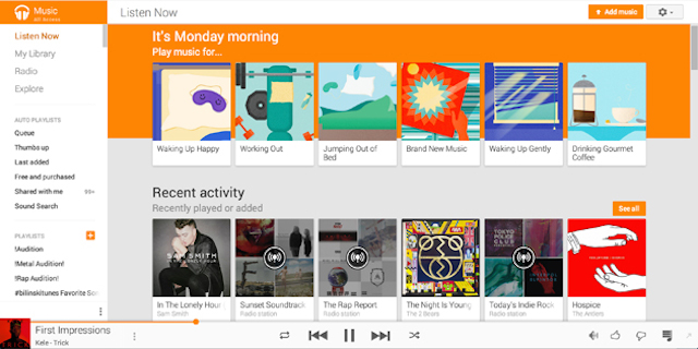 Google Play All Access redesign