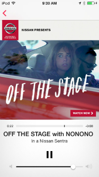 nissan off the stage