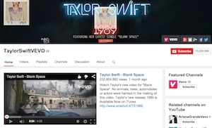 Taylor Swift YouTube