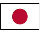 Japan flag canvas