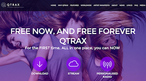 Qtrax screenshot