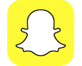 Snapchat logo canvas