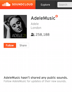 Adele SoundCloud