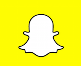 Snapchat logo canvas