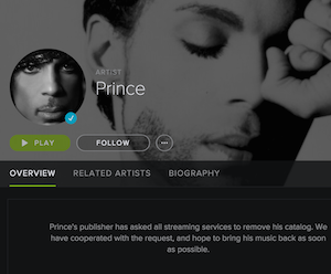 Spotify Prince