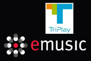 TriPlay eMusic logos