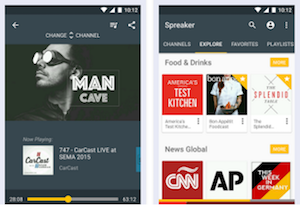 Spreaker Podcast Radio app