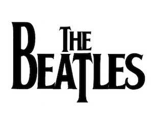 The Beatles bw logo
