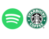 Spotify Starbucks logos canvas