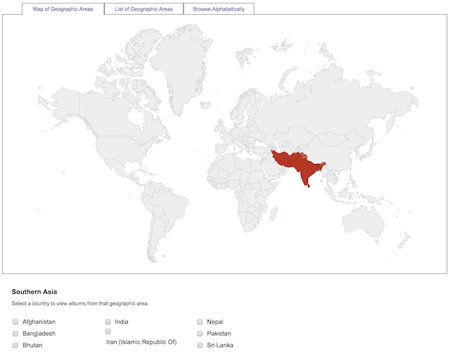 Naxos world interactive map