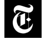 New York Times logo canvas
