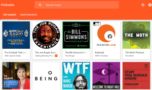 google play music podcasts
