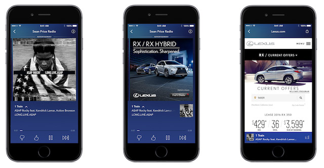 Pandora Responsive Mobile Ad Display