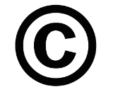 copyright symbol canvas