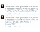 UK artist groups add their social media support for Fair Play, Fair Pay Act