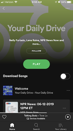 Test Drive: Spotify's new personalized playlist is the radio-inspired