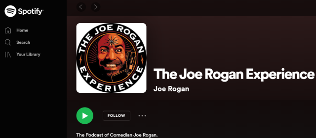 spotify stock drops joe rogan